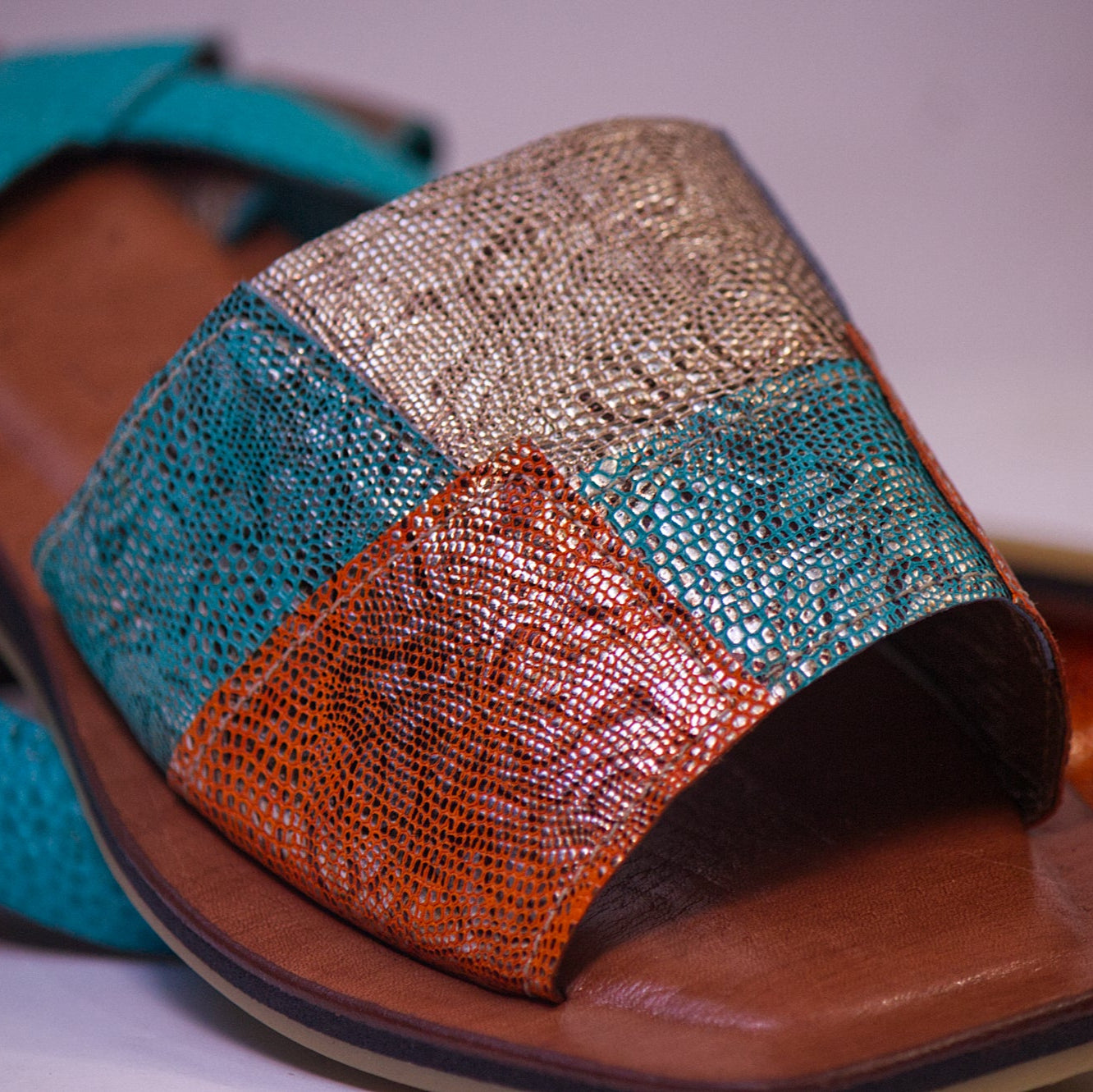 Sandalia Cuero Colores