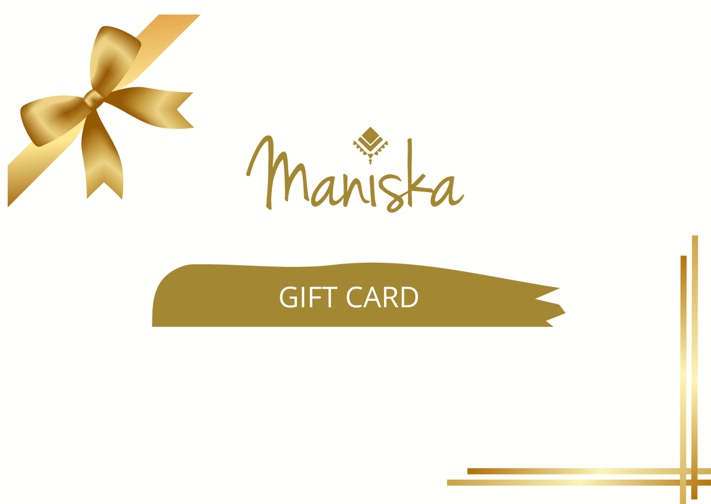 Tarjeta de Regalo Maniska