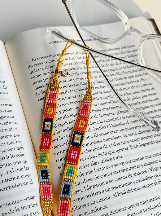 Cadena Para Lentes Tejida