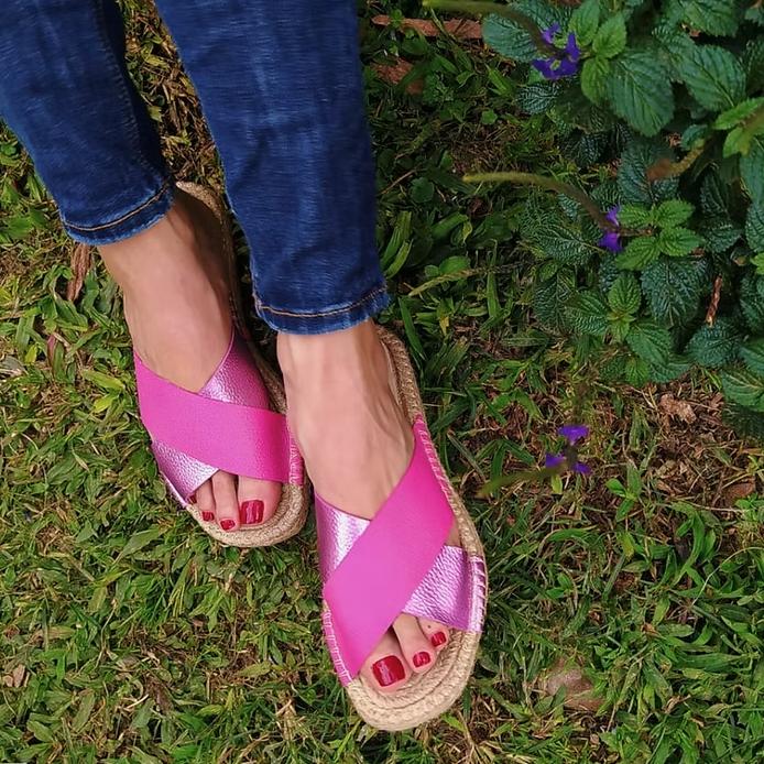 Sandalias Frambuesa