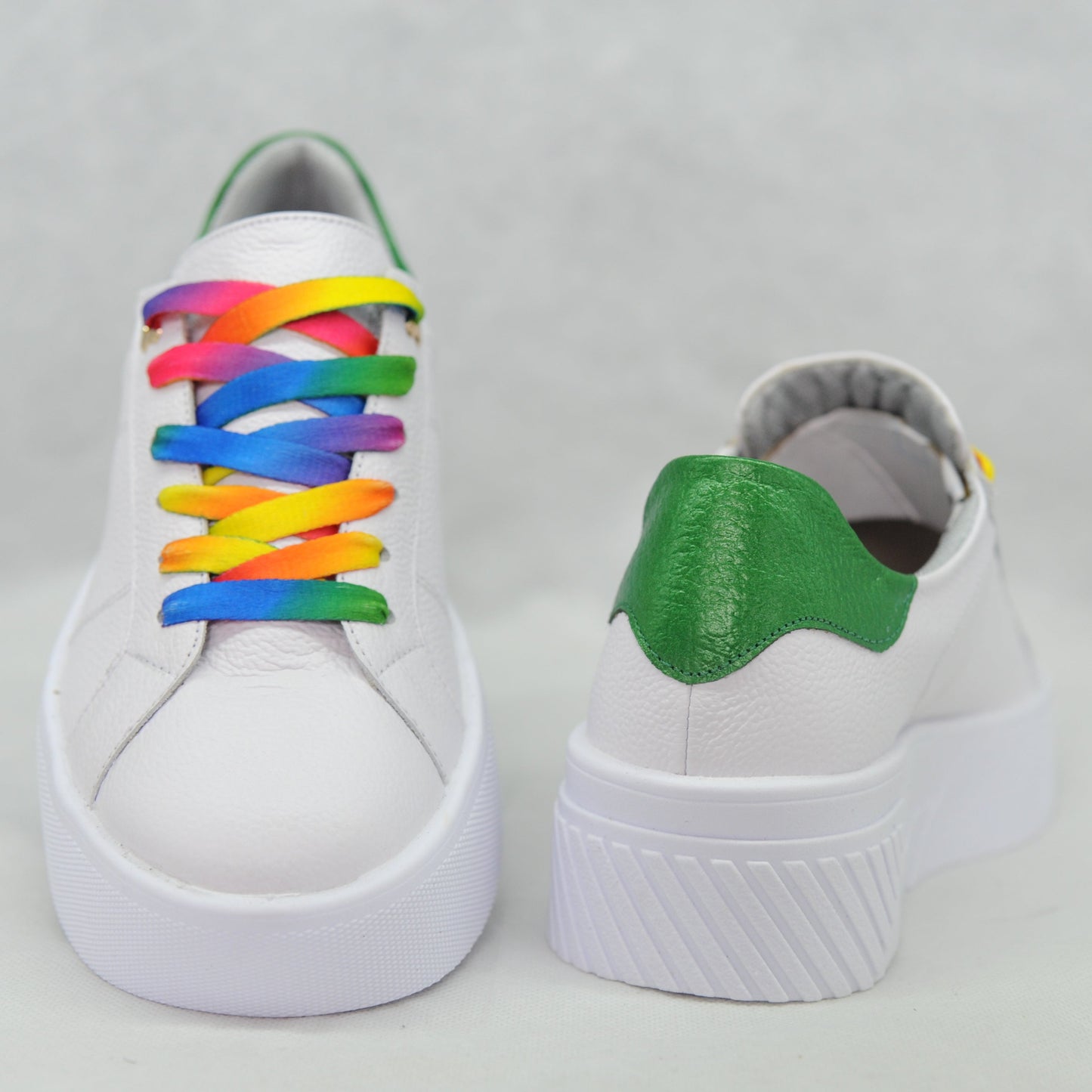 Tenis Blanco- Verde
