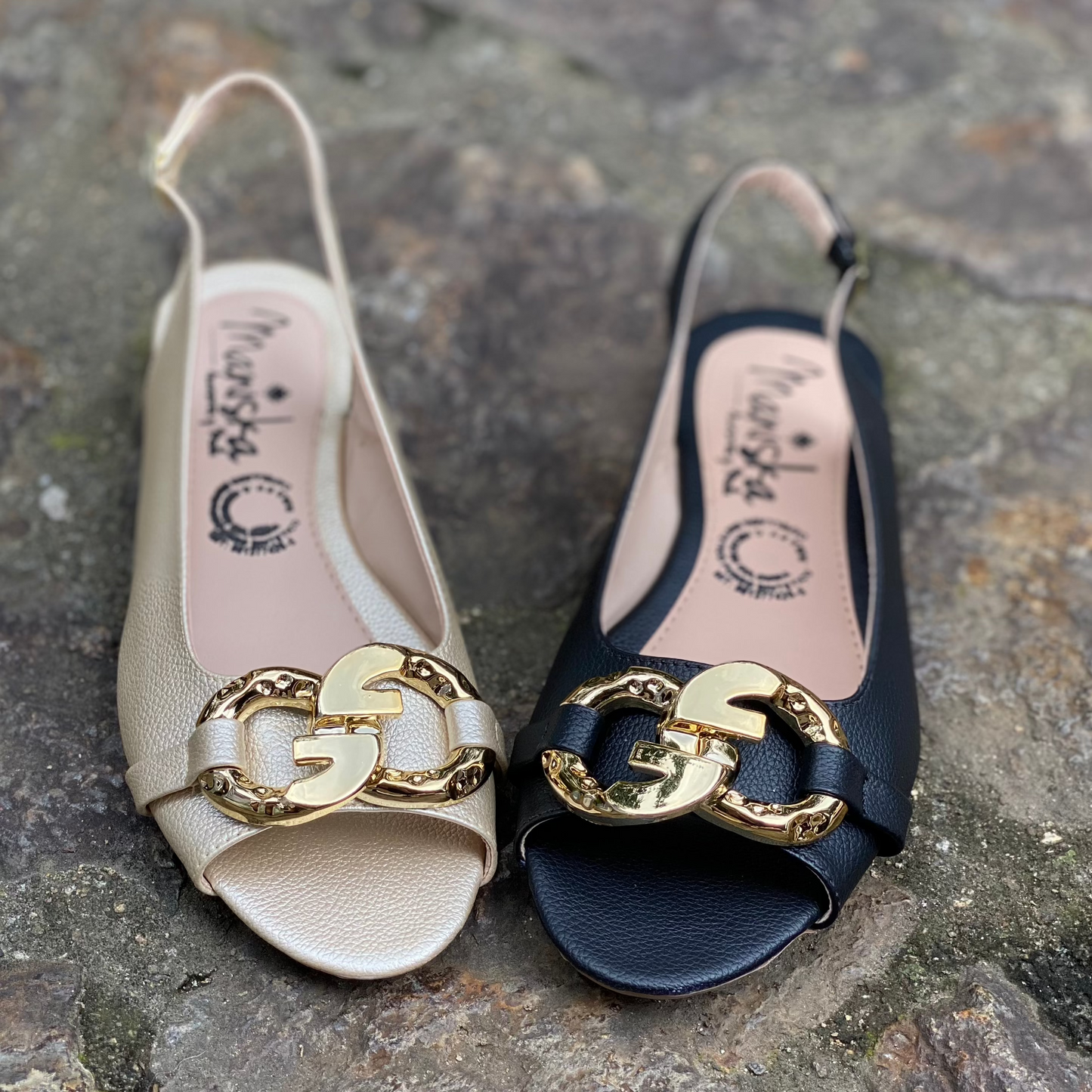 Sandalia Hebilla Plana