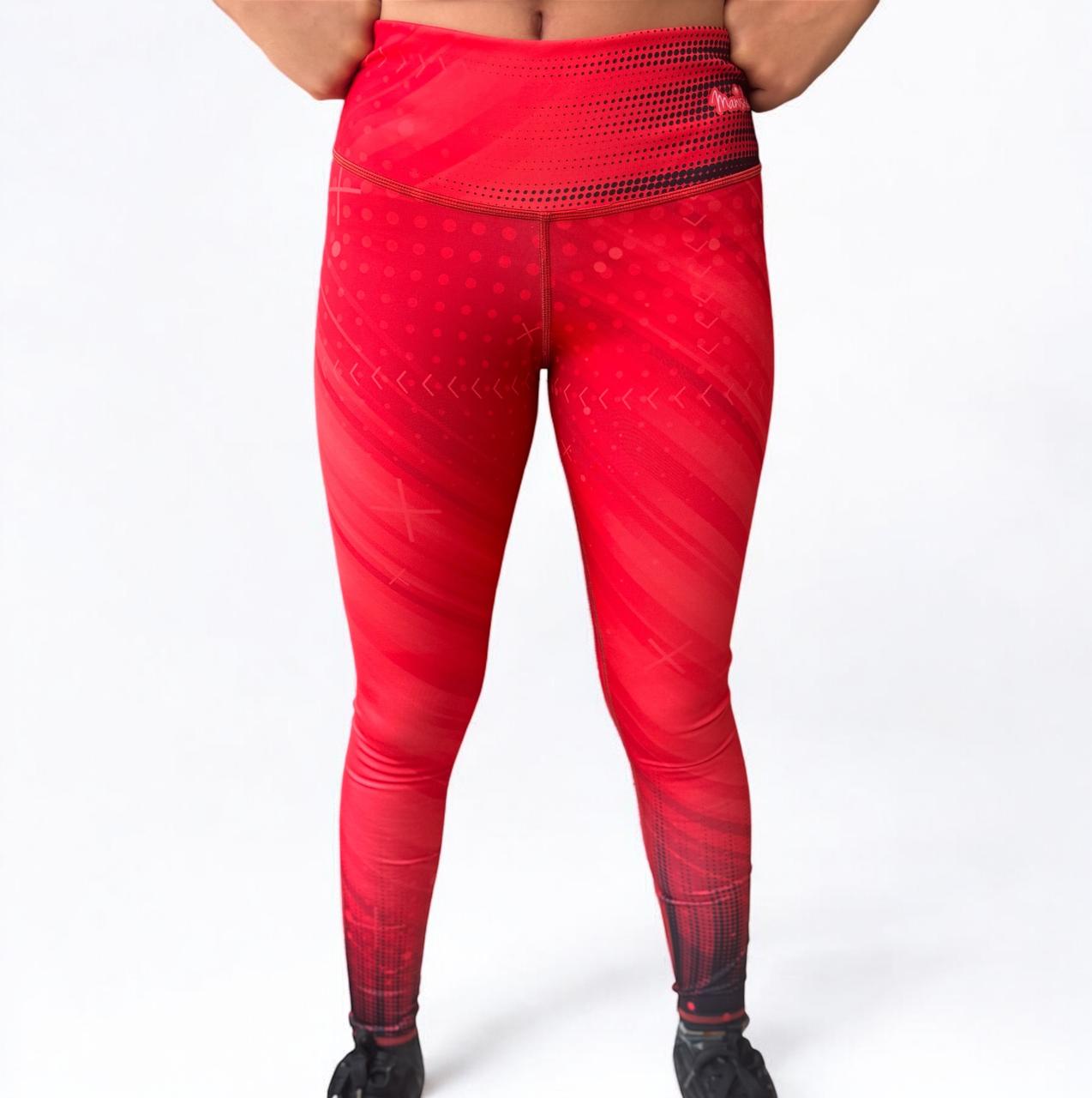 Leggins Rojo Estampado