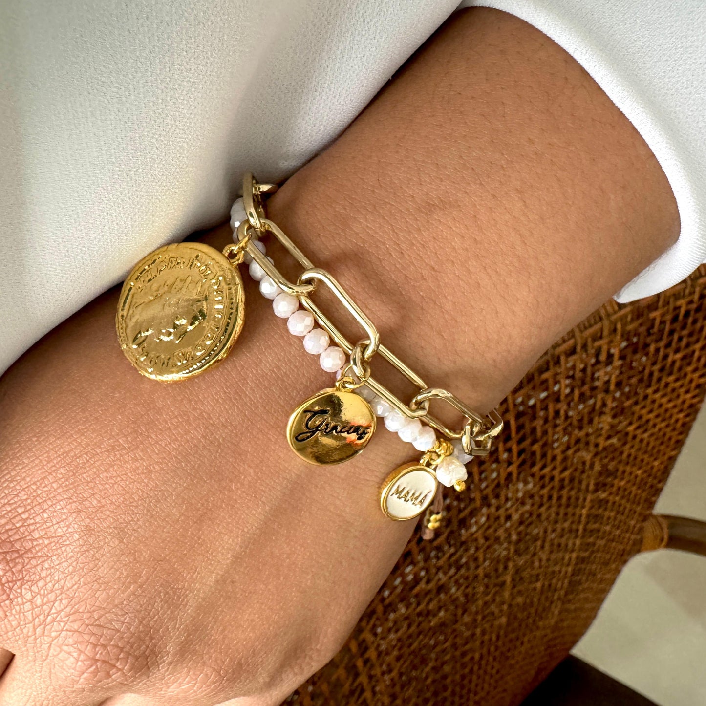 Pulsera Dijes Dorados