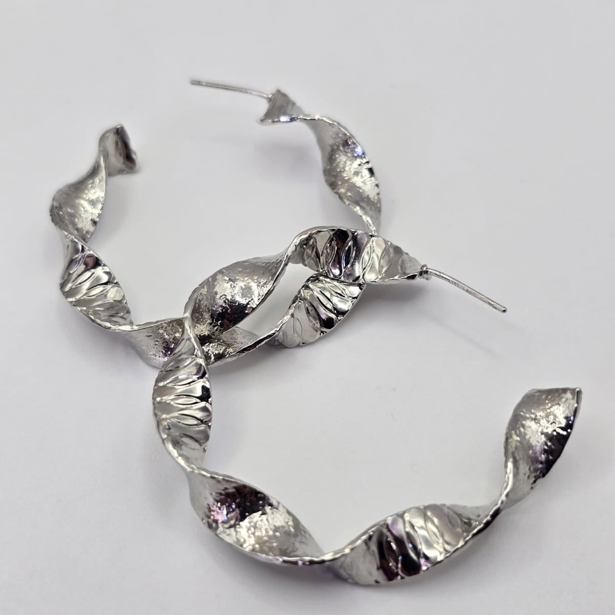 Candonga Espiral Plateada