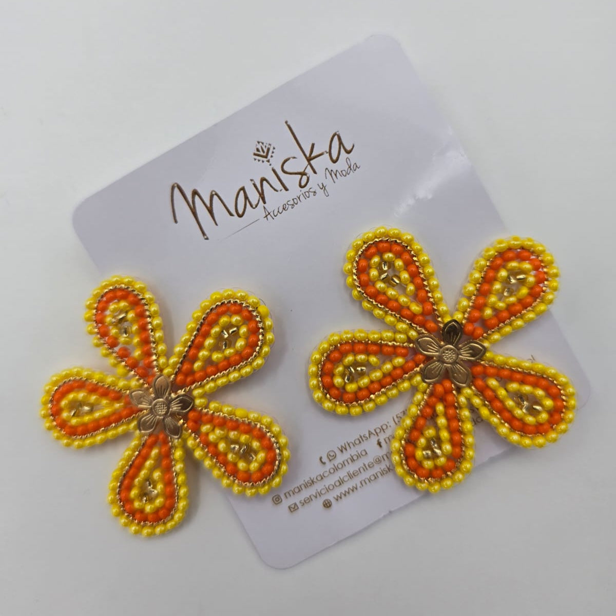 Arete Flor Mostacilla