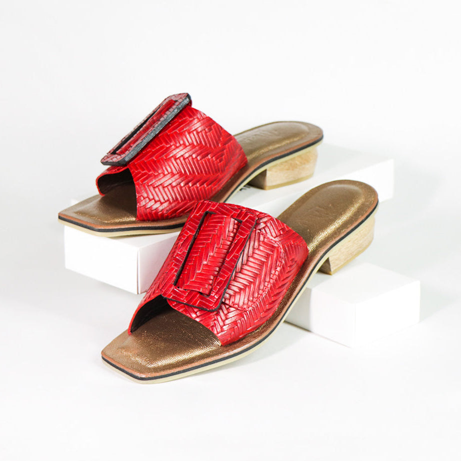 Sandalias Lux Rojo