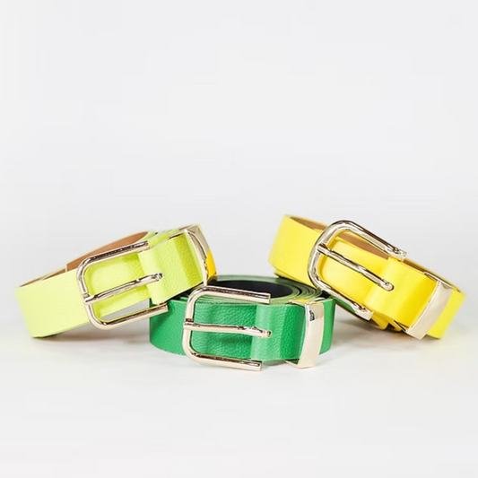 Correas Hebilla Dorada