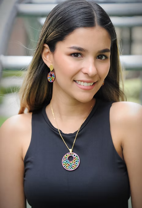 Collar Circulo De Colores