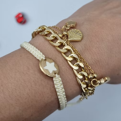 Pulsera Doble Dijes