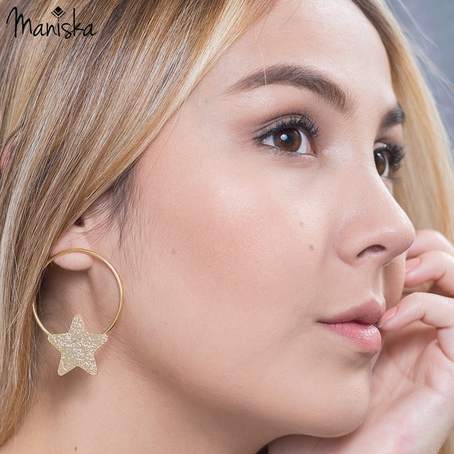 Aretes Bronce Estrella