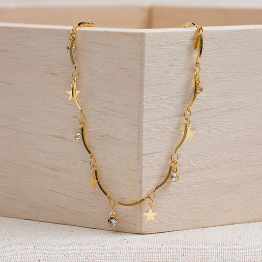 Tobillera estrellitas