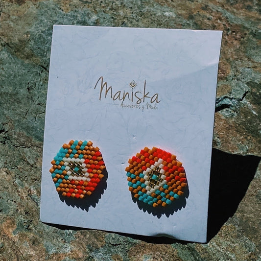 Aretes Tejidos