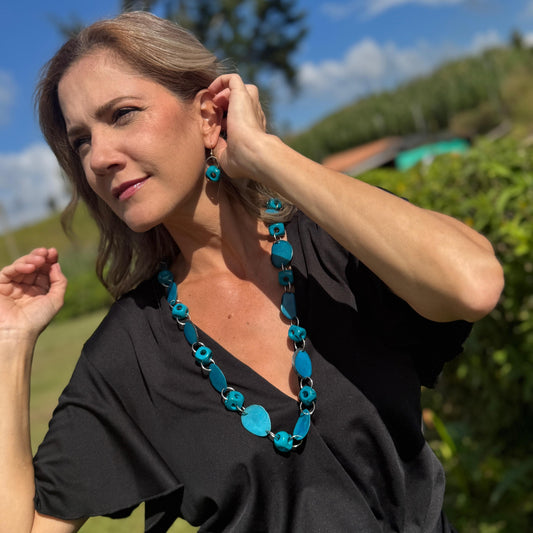Collar Azul Turquesa
