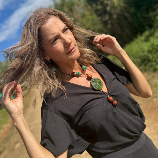 Collar redondo Tonos Tierra