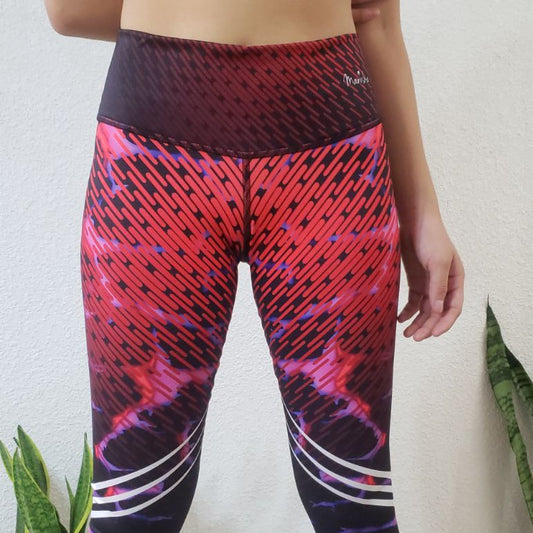 Leggins Tonos en Rojo