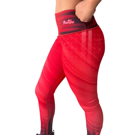 Leggins Rojo Estampado