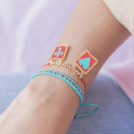 Pulsera x2 Mostacilla