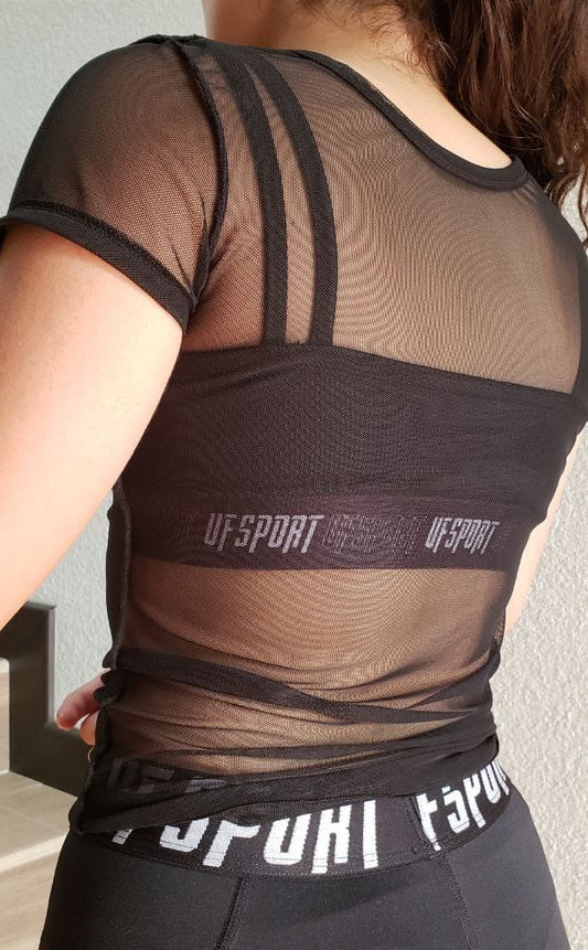 Camiseta malla manga corta