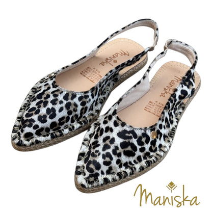 Alpargata slingback Animal Print