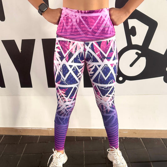 Leggins Multicolor Morado