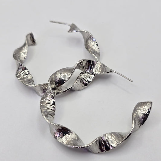 Candonga Espiral Plateada