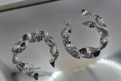Candonga Espiral Plateada