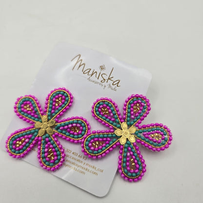 Arete Flor Mostacilla