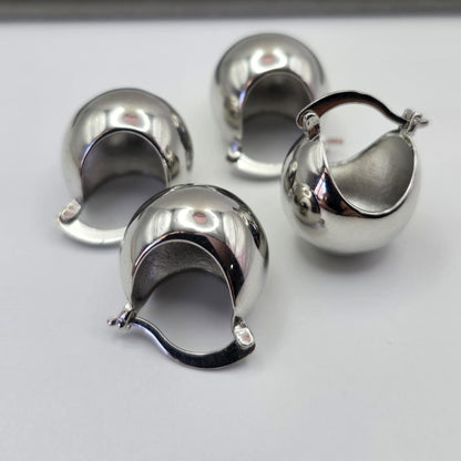 Arete Plateado