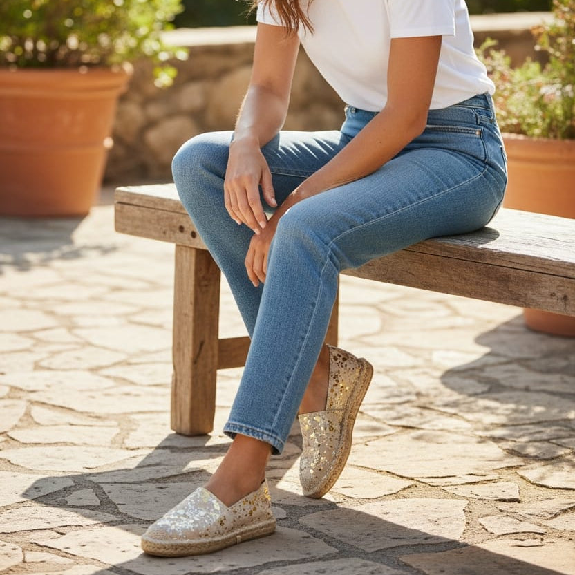 Spadrilla Vaquita Dorado