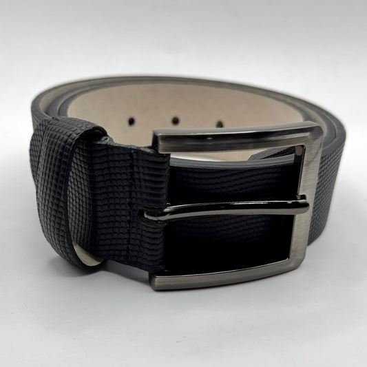 Cinturón Textura Negro Hombre