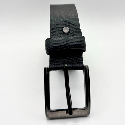 Cinturón Textura Negro Hombre