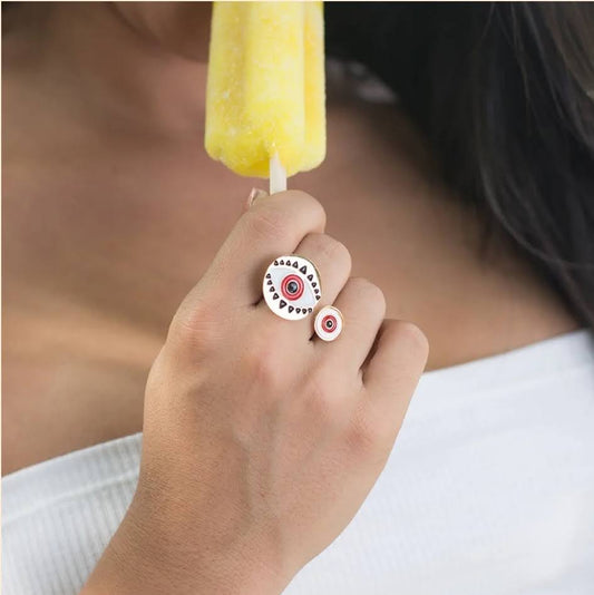 Anillo Estrella y Ojo  turco