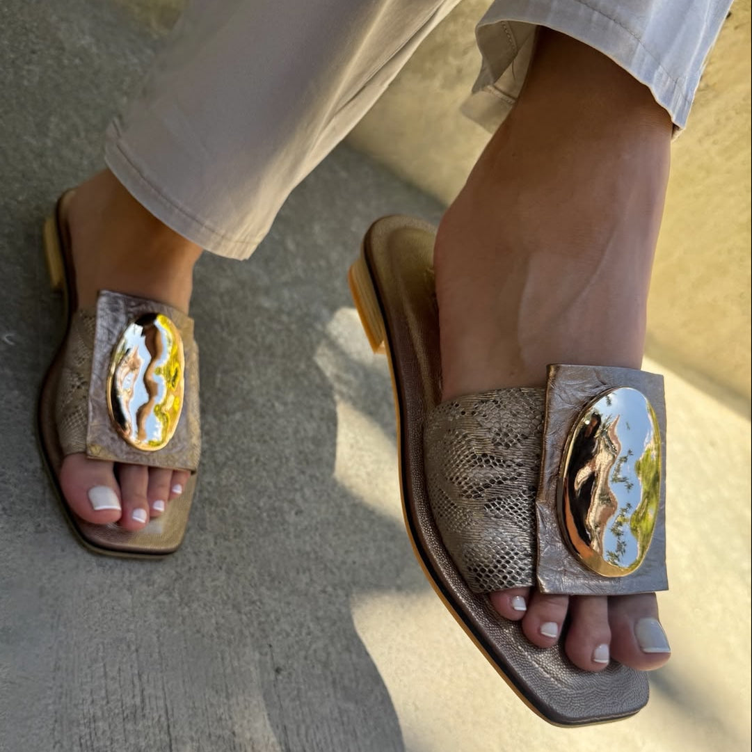 Sandalia Mila Gold