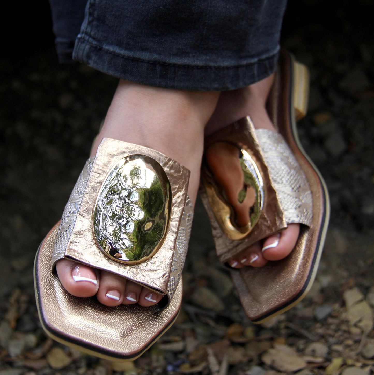 Sandalia Mila Gold