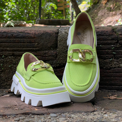 Mocasín Verde Manzana